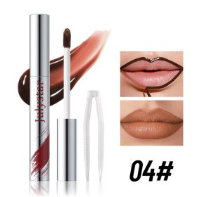 Long Lasting Peel Off Lip Liner, Matte Liquid Lip Stain Pencil, Waterproof And Smudge Proof Lip Plumper, Easy To Apply Lip Tattoo Makeup For Wome (Option: 04)