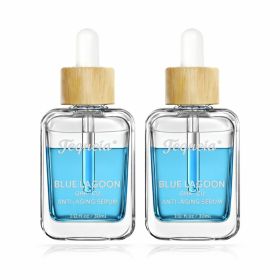 TEQUEIA Blue Copper Peptide GHK-Cu Soothing Serum - Dual-Phase Barrier Repair Essence For Skin Longevity - 1.01 Fl Oz (Option: 2 bottle 2.02 fl oz)