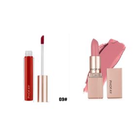 PHOFAY Non-Sticky Lip Gloss (Option: 09set)