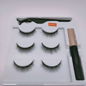 3 Pairs Of Magnetic Eyeliner Liquid False Lashes. Magnetic Adhesive False Lashes. Magnetic Clasp Eyelashes. Magnetic Eyelashes. (Type: M13)