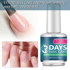 3 Days Nail Care Formula with Keratin Amino Acid & Aloe for Superior Nail, Strengthening and Hydration, for Dry, Weak & Fragile Nails (style: Nail hardener-1)