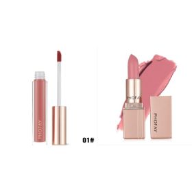PHOFAY Non-Sticky Lip Gloss (Option: 01set)
